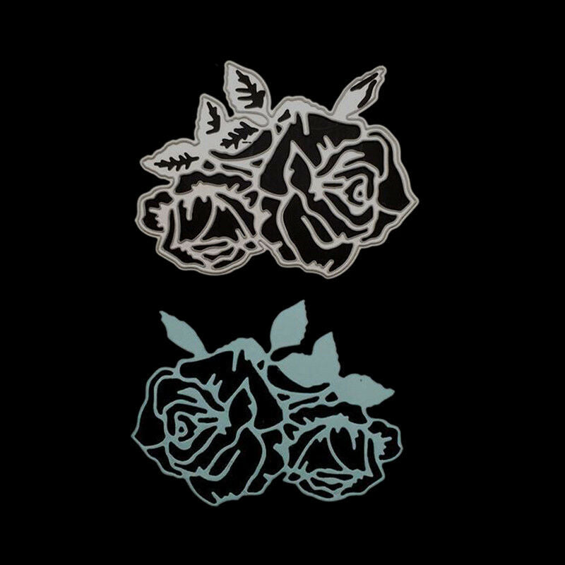 rose flower metal cutting dies stencil scrapbook album paper embossing cr.l8