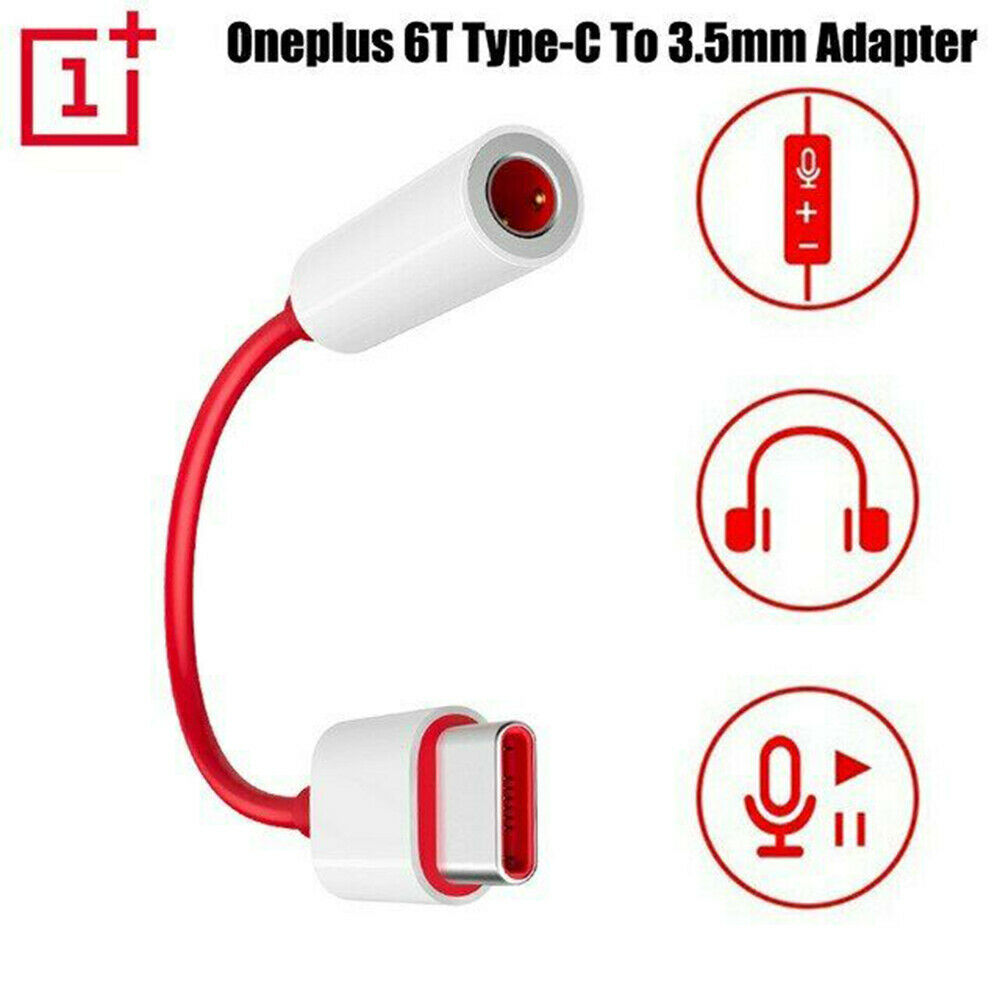 One Type C to 3.5mm Earphone Adapter Aux Audio Connector For Oneplus 7 Pro 6T