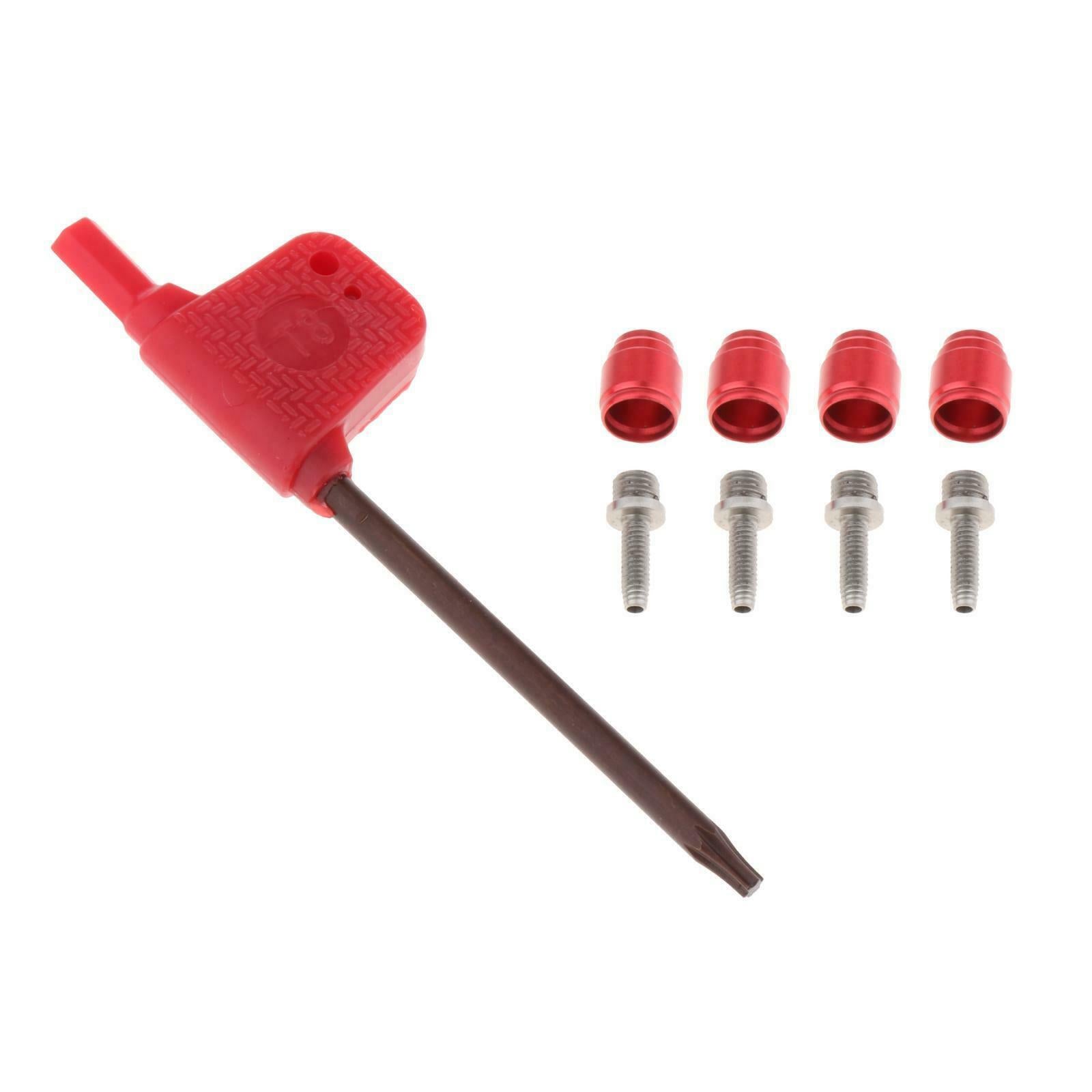 4 Sets Bike Brake Hose Olive Connecting Insert Brake Hose Oil Fitting Kit Set