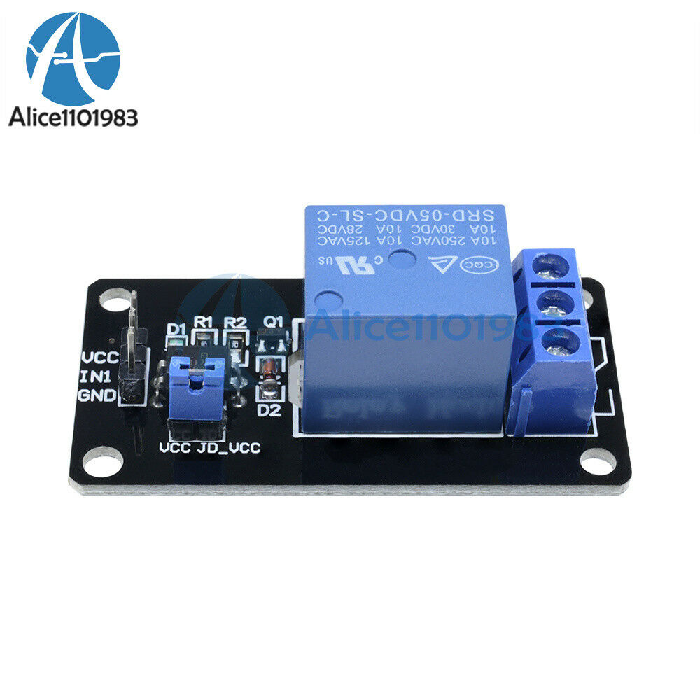 5PCS One 1-Channel Isolated 5V Relay Module Coupling Optocoupler For Arduino