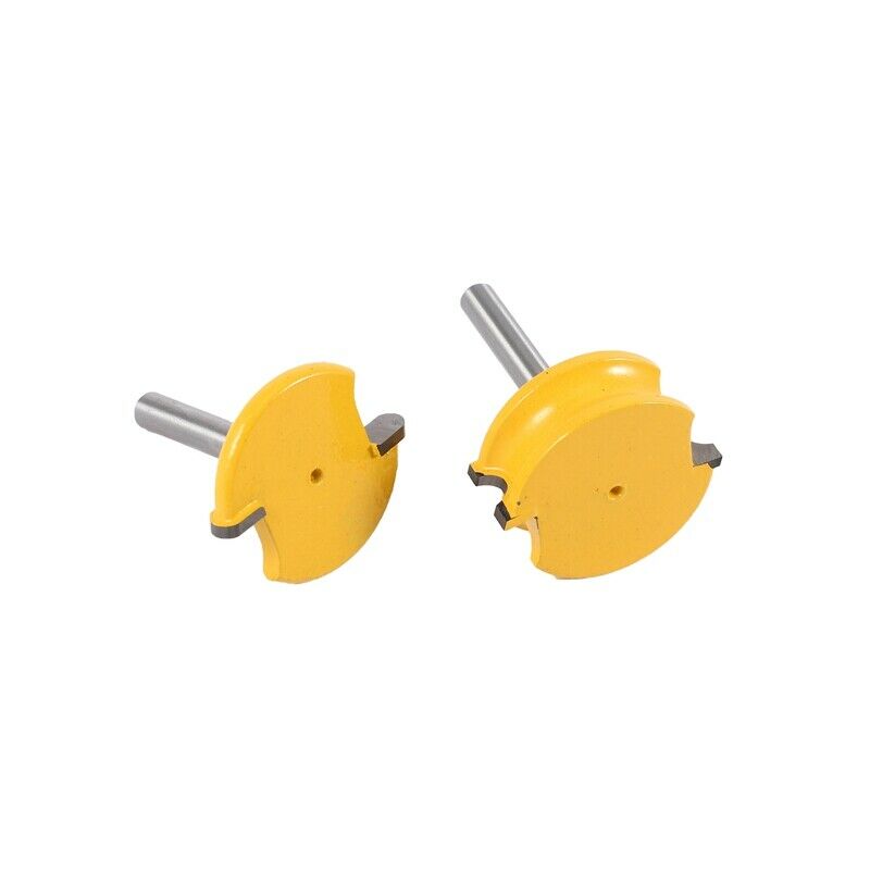 2 Pcs 8Mm Shank Canoe Flute And Bead Router Bit Set Woodworking Cemented CarbiA7