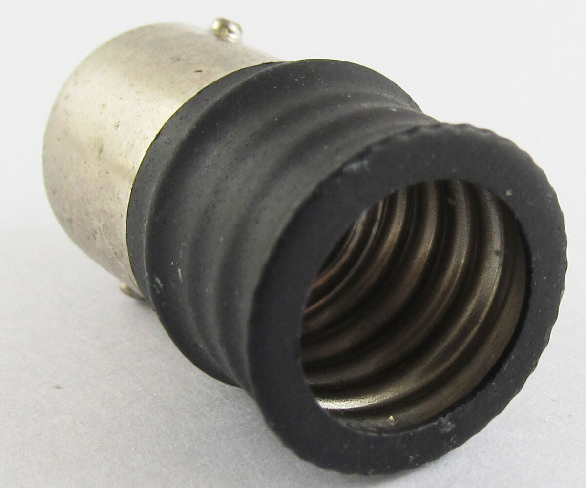 50pcs BA15D Male to E14 Female Socket Base LED Halogen Light Bulb Lamp Adapter