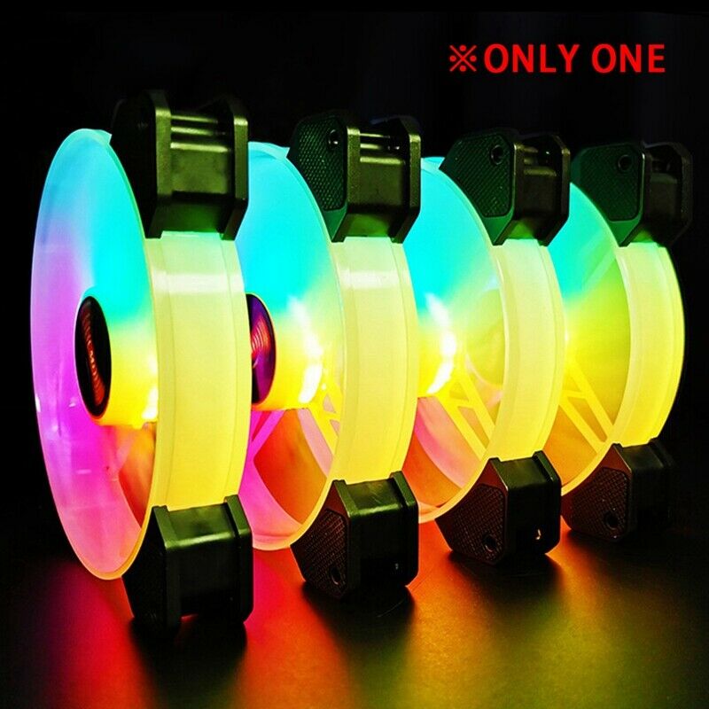 COOLMOon 14cm Computer Case Fan Mute Light-Emitting Computer Cooling Fan DesktH7
