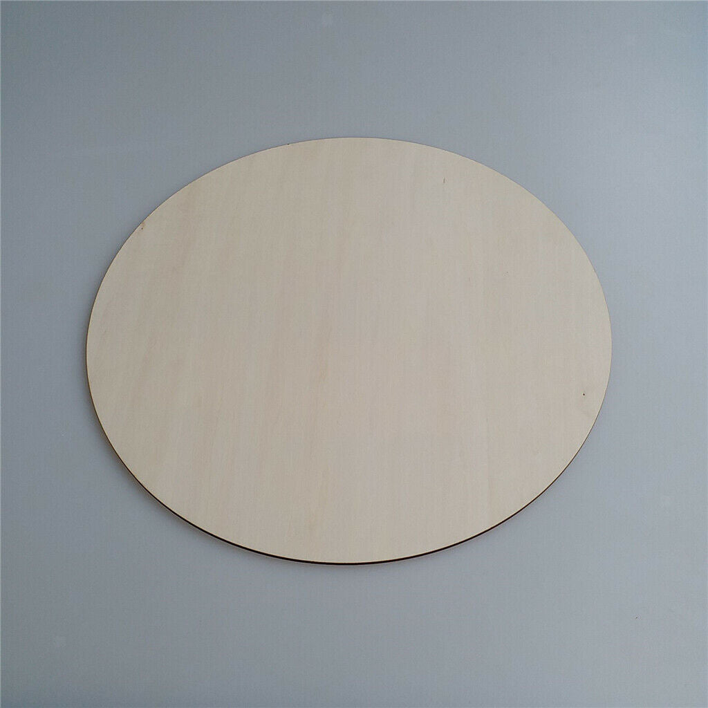 3pcs Blank Wooden Discs Wood Slices Round Plaque Tags Embellishment DIY Craft