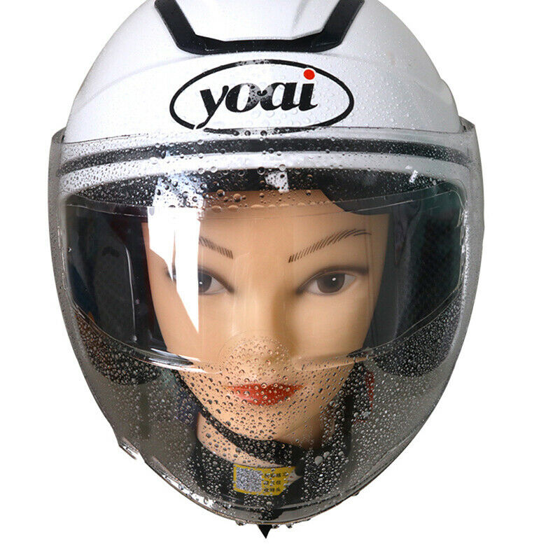 2PCS Motorcycle Helmet Film Anti-Fog+Rainproof Clear Patch Film Waterpro.l8