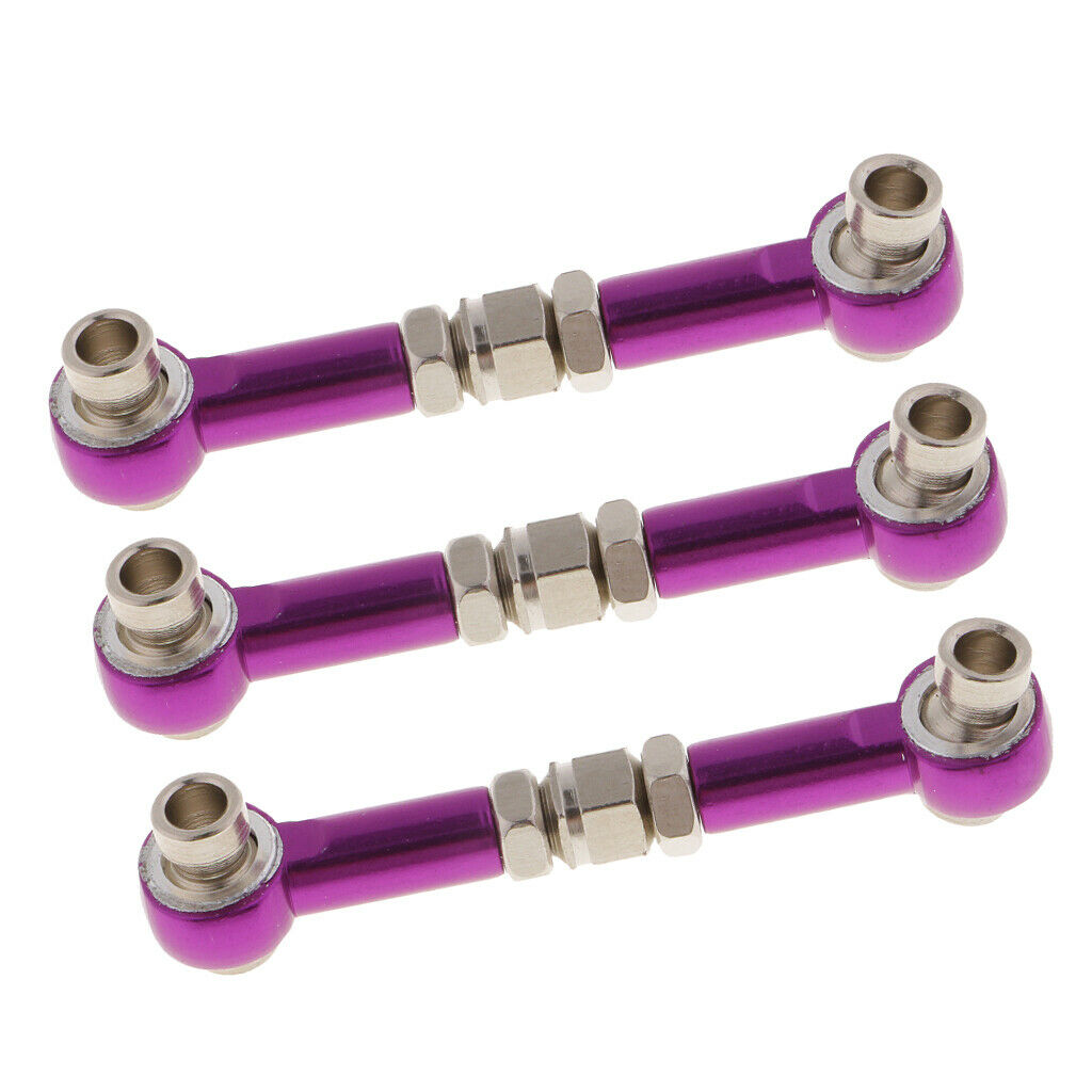 3Pack Handlebar Arm M3 Thread 38 48 Mm for 1:10 HSP 94122 94123