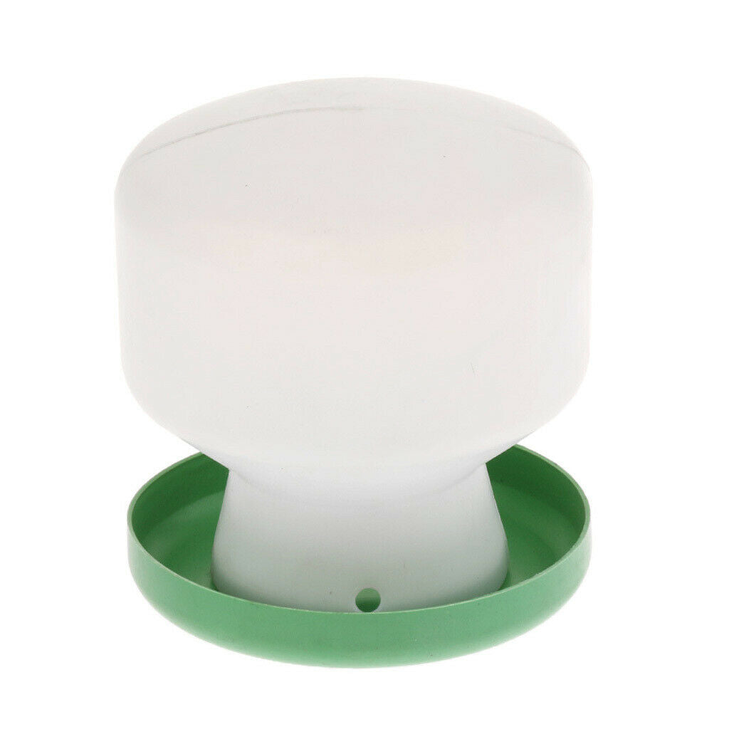 2Pcs Bird Canary Water Drinker Feeder Pigeon Plastic Pot Dispenser Container