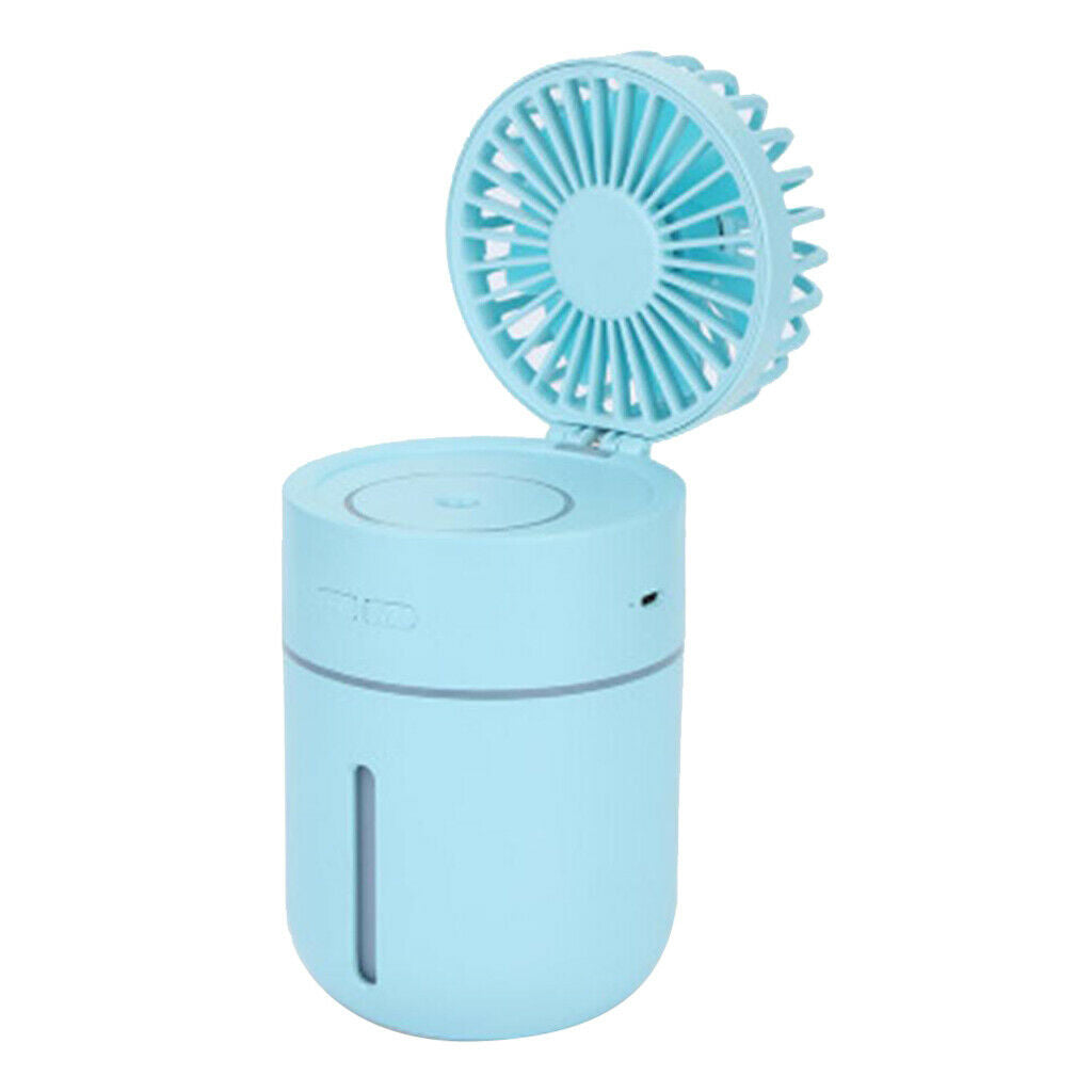 Mini USB Portable Rechargeable Humidifier Misting Cooling Spray Desktop Fan