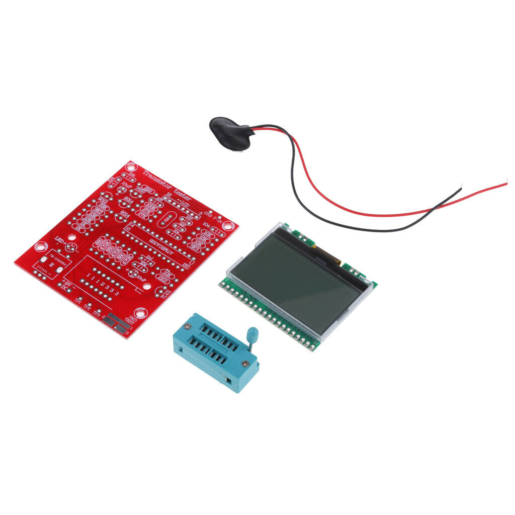M8 Transistor Tester ESR Meter LCR Meter PNP NPN Diode Triode Capacitance DIY