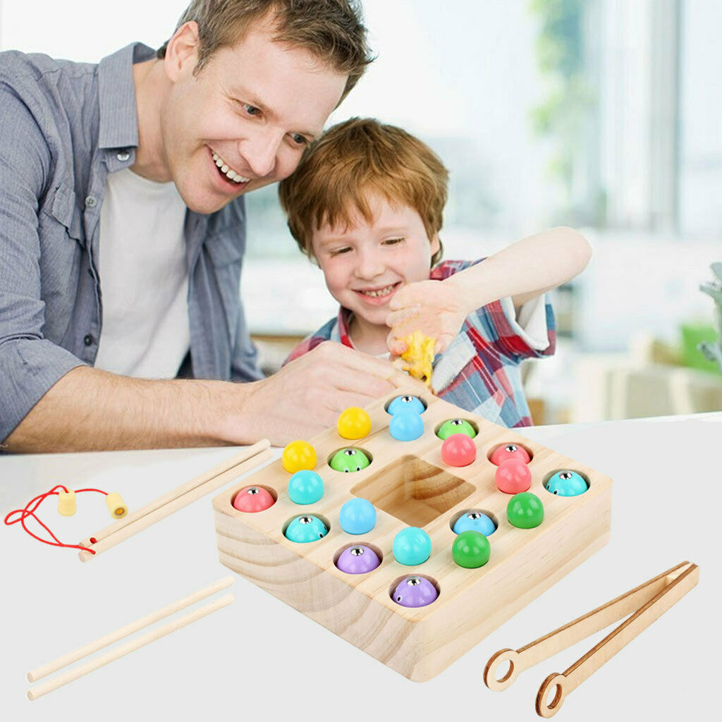 Magnetic Fishing Games Educational Shape Color Cognition for 3 4 5 Year Old