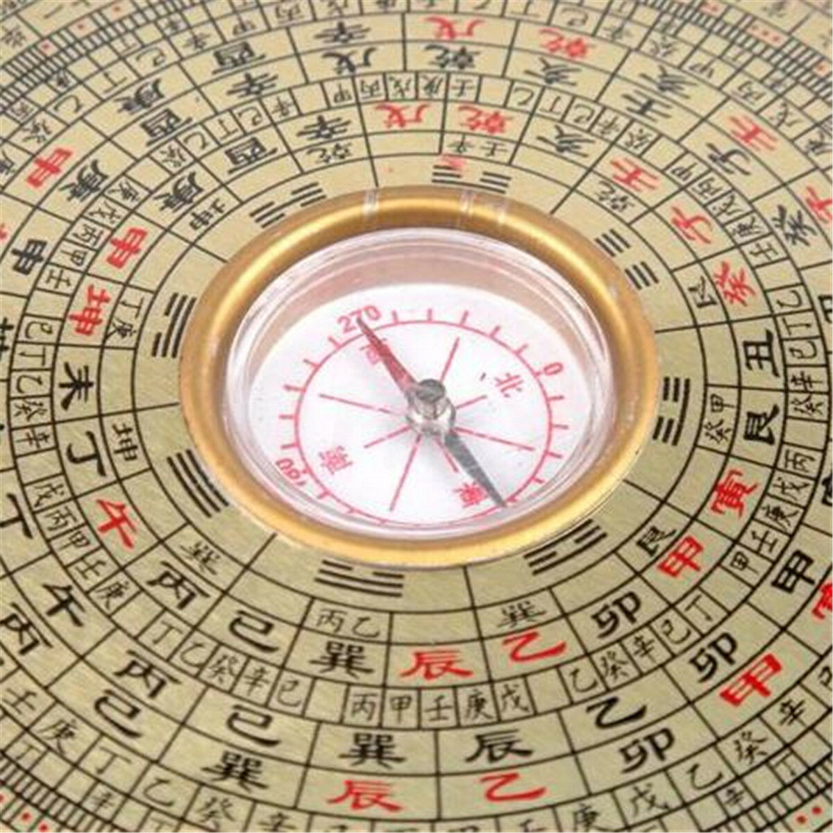 10cm BAGUA COMPASS Metal Chinese Feng Shui Lo Luo Pan Chi Ying Yang Luck