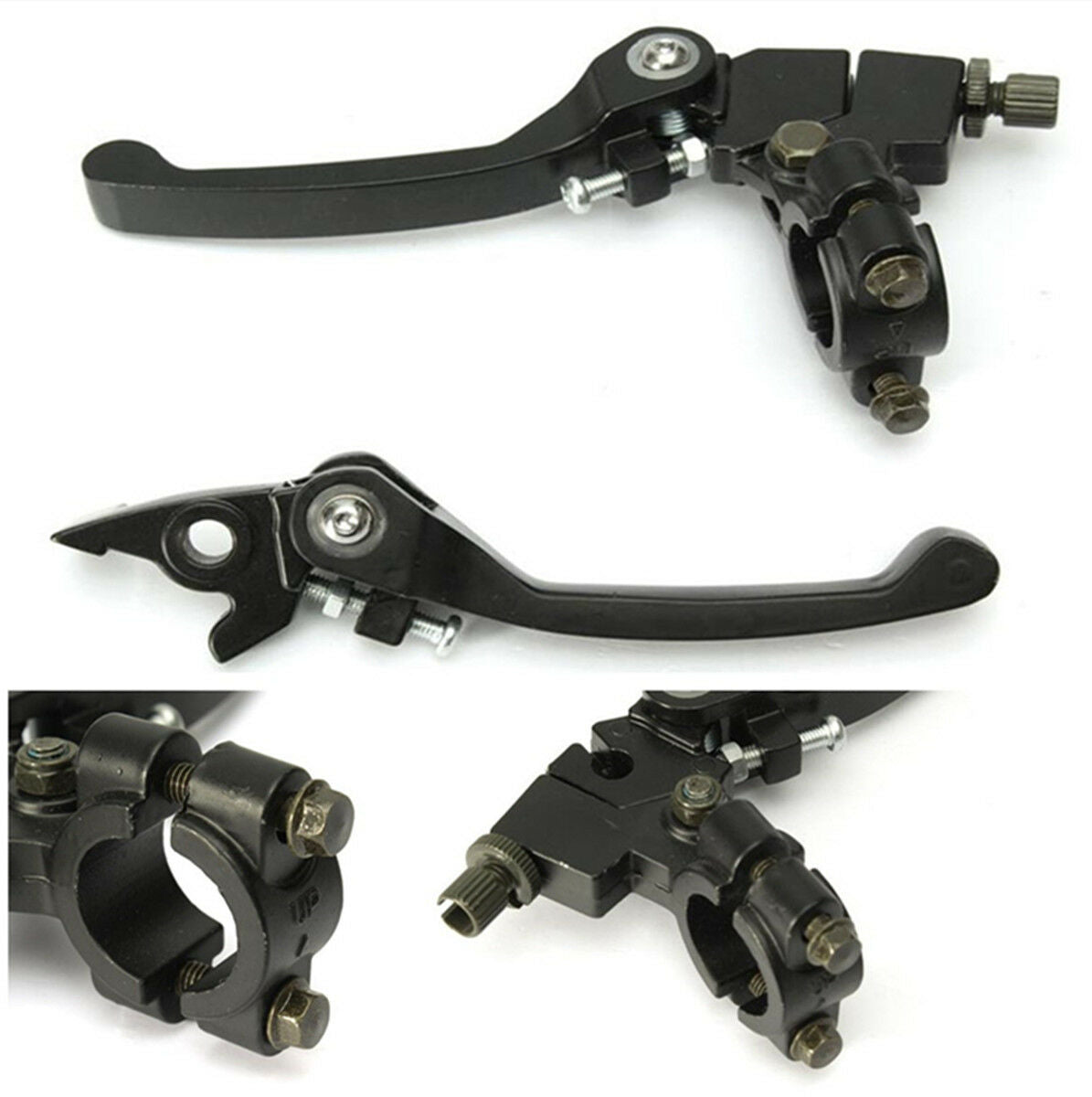 1 Pair Clutch Brake Lever 22mm 7/8 inch Handlebar For 125cc 140cc Pit Dirt Bike