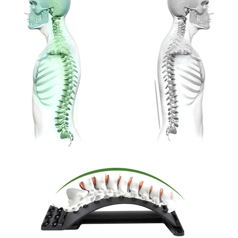 Back Magic Stretcher Lower Lumbar Massage Support Spine Posture Corrector*AU Ad