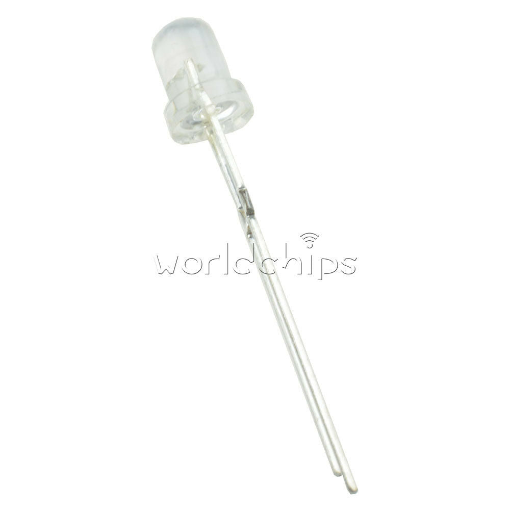 50PCS 3MM ROUND Super Bright LED Light YELLOW Water Clear