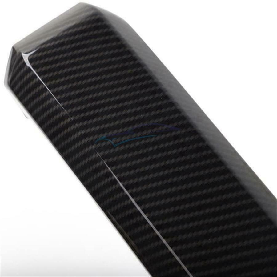 1 Set of Car Carbon Fiber Inner Door Handle Trim For Ford F150 F-150 2015-2020