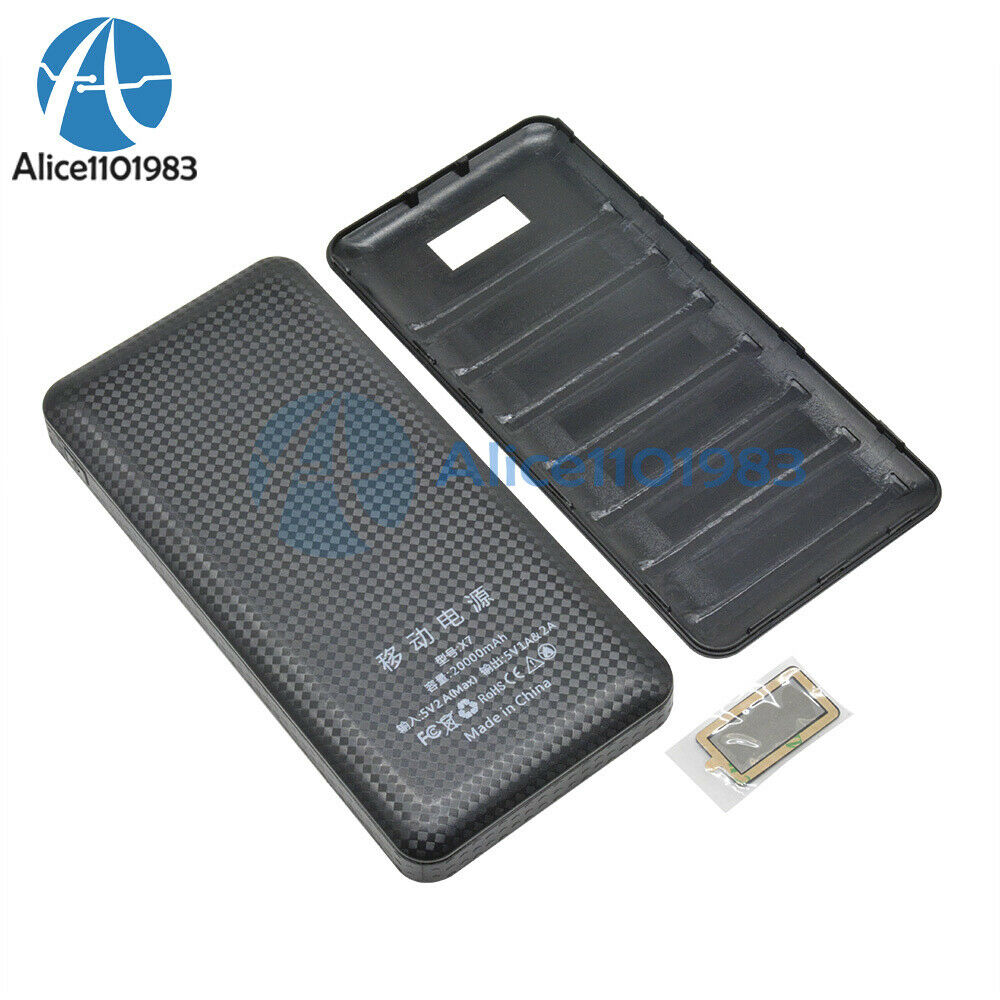 3 USB Port Power Bank 7S 7 18650 DIY Case Kit Battery Charger Box 5V 2.1A DIY