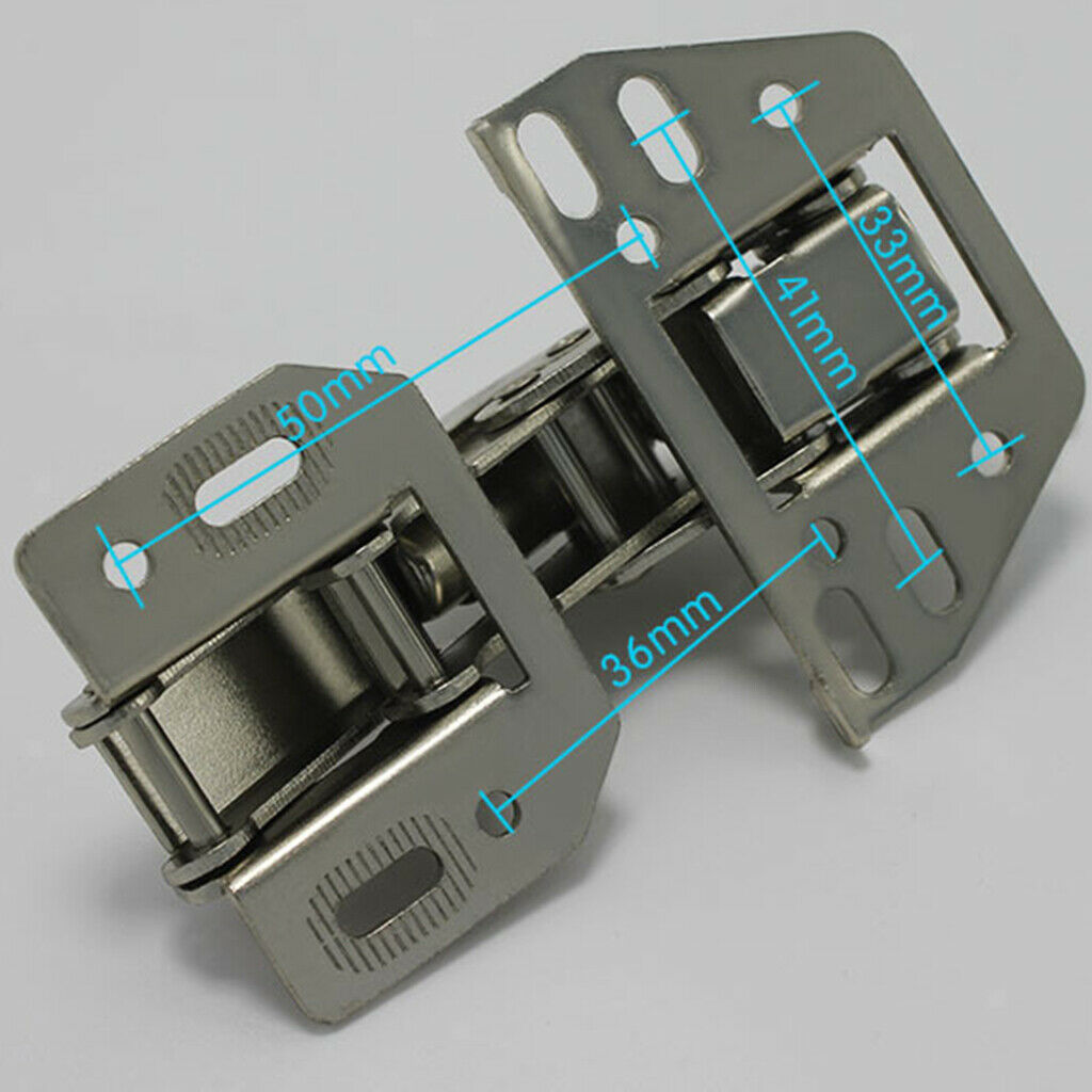 Steel Self Closing 90-Degree RV Camper Motorhome Marine Cabinet Spring Hinge