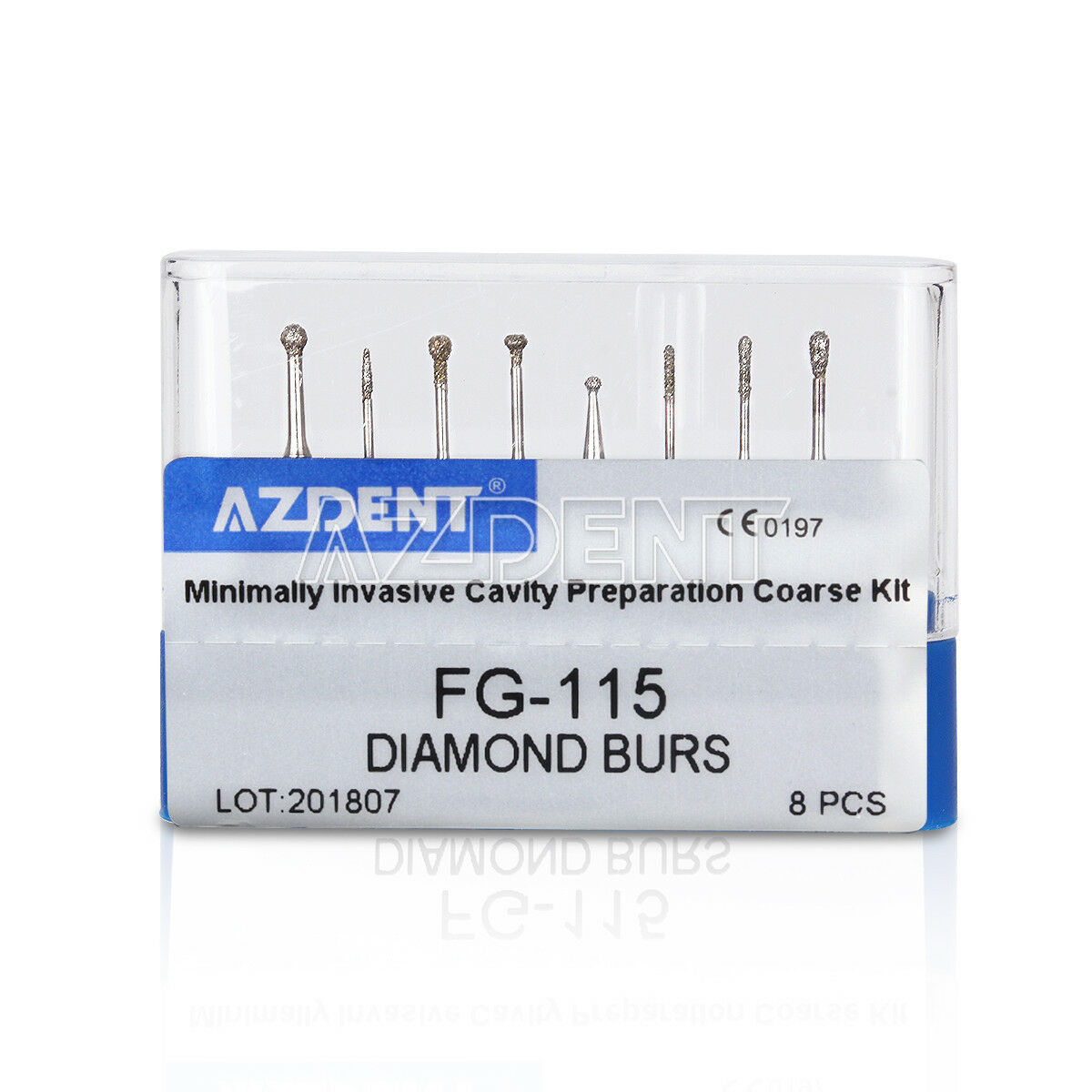 50X Dental FG-115 Diamond Burs Minimally Invasive Cavity Preparation AZDENT