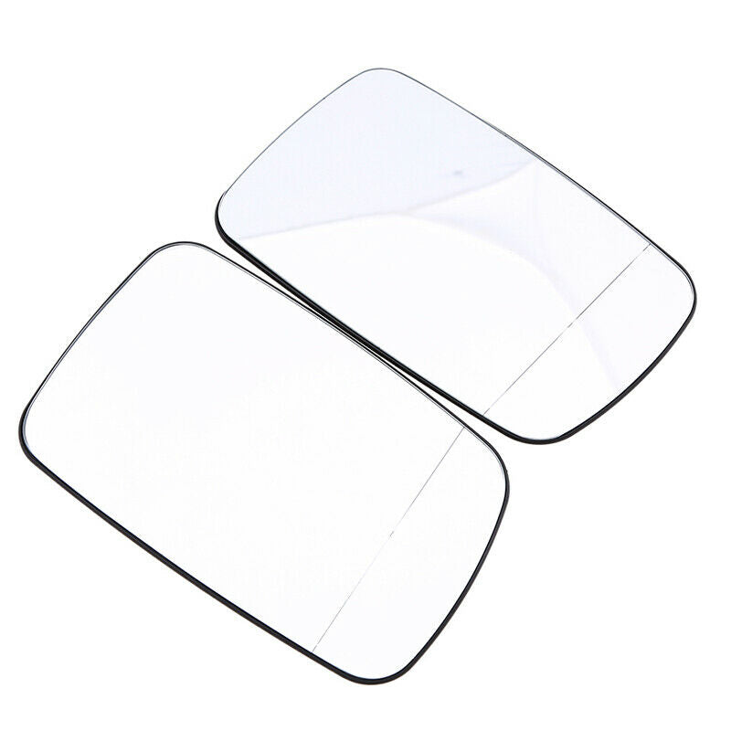 2Pcs Side Mirror Glass Right Left White For BMW 3-Series E46 Coupe 1999-2006