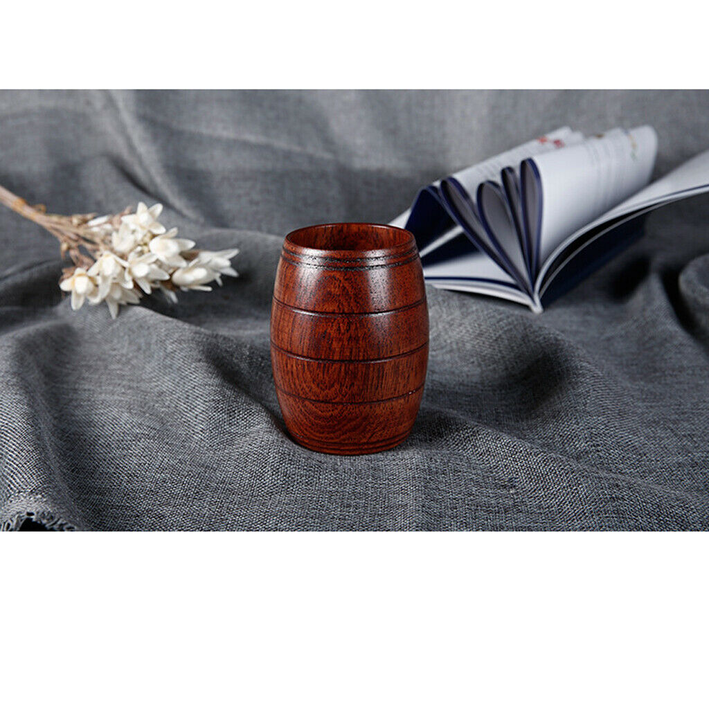 Wood Cup Mug Handcrafted for Outdoor Camping Picnic Hiking Party Decoration