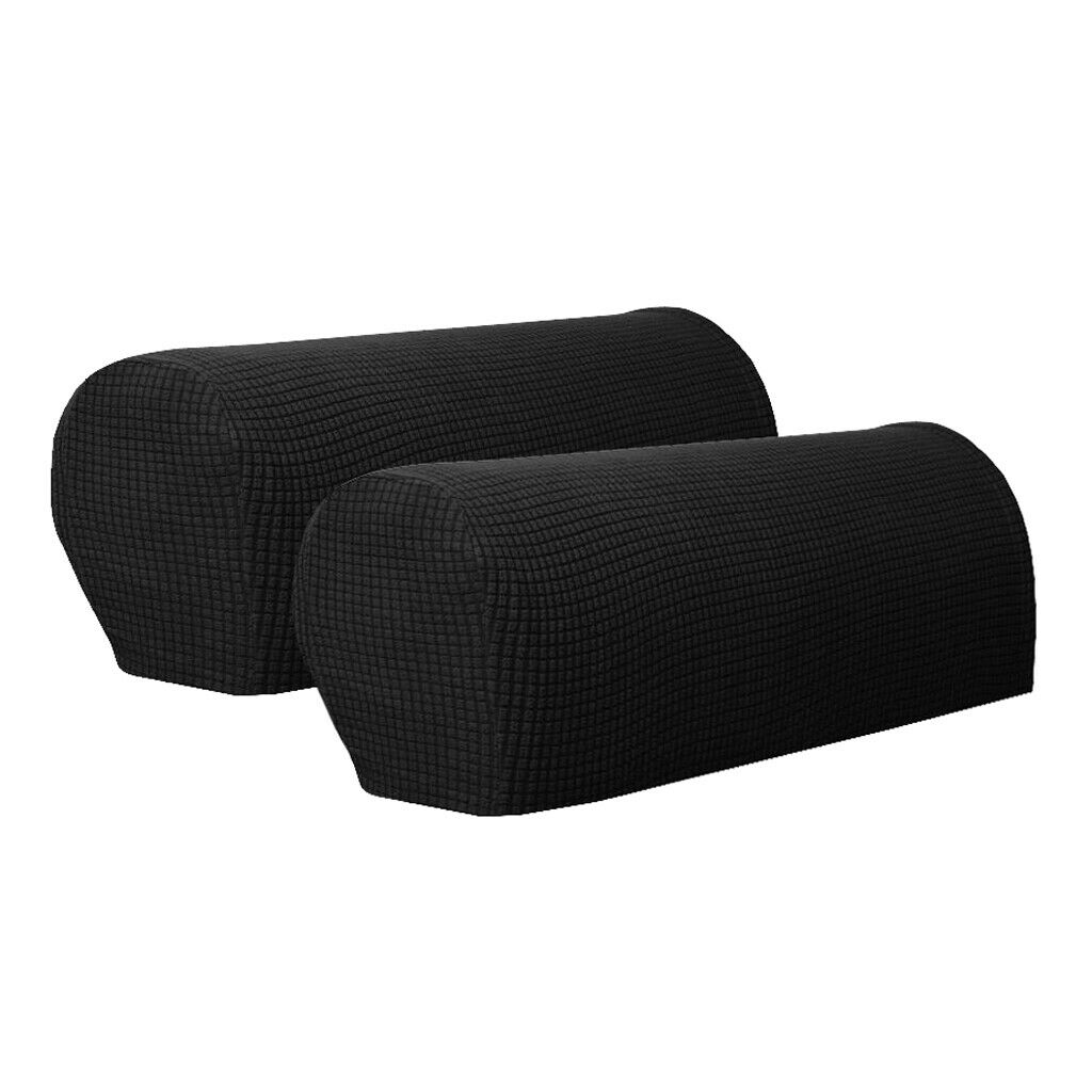 2 Pairs of Anti-slip Armchair Armrest Cover Armrest Protection with 50s
