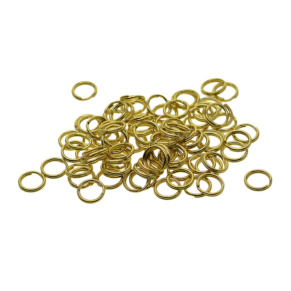 50 pcs split rings key chain rings metal key rings metal rings