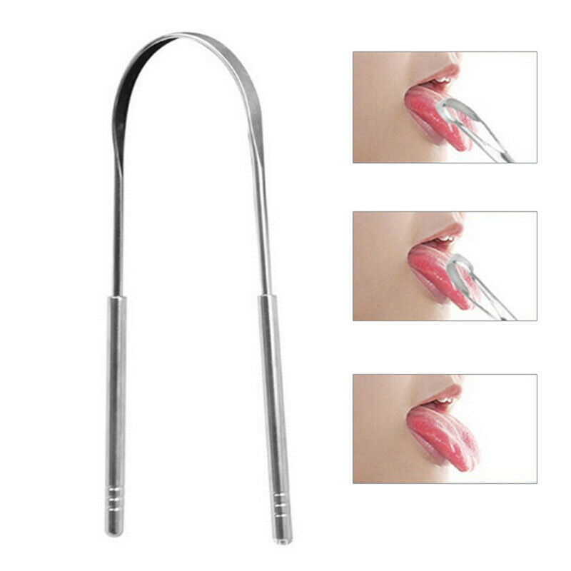 Tongue Scraper Stainless Steel Tongue Scraper Cleaner Tongue Oral Hygiene