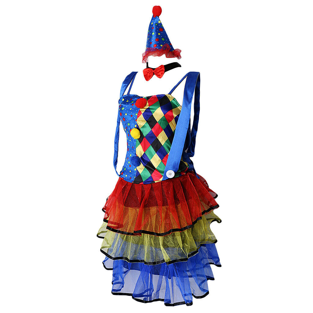 Funny Circus Clown Costume Princess Fancy