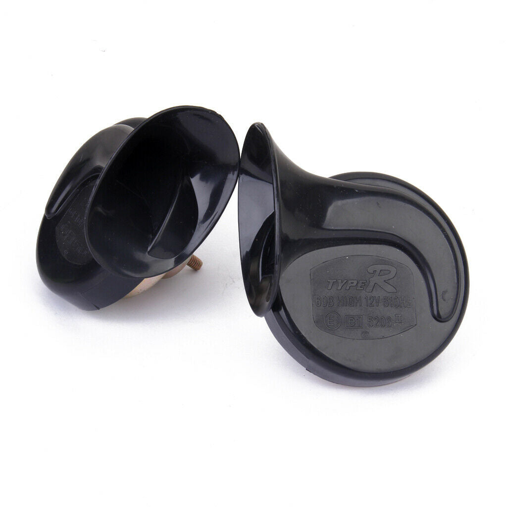 12V LOUD SNAIL CAR VAN TRUCK BOAT DUAL TONE 2 AIR HORN SOUND SIREN FITTING
