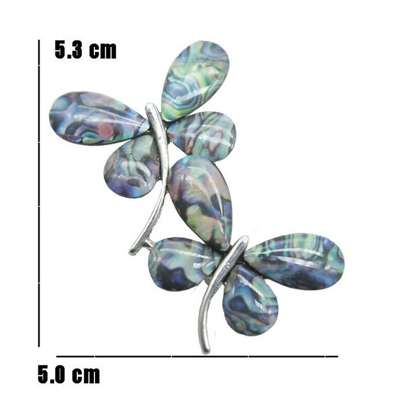 Double Butterfly Brooches for Women Fashion Insect Pin Brooch Accessor JYA LU