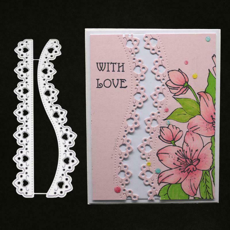 Lace Metal Cutting Dies Stencil DIY Scrapbooking Album Stamp Paper Card Craft