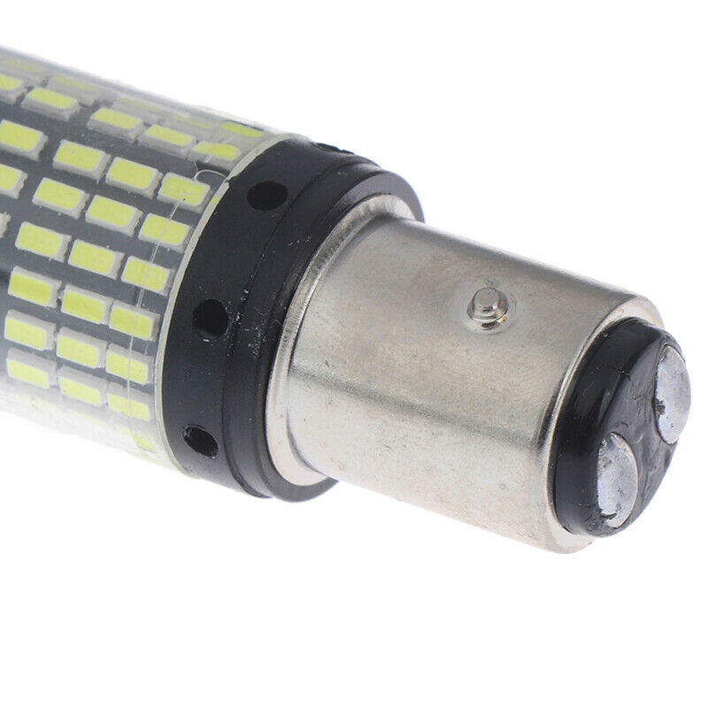 1Pc 1157 LED White Canbus 3014 144-SMD Car Turn Signal Brake Light No FlashSJCA