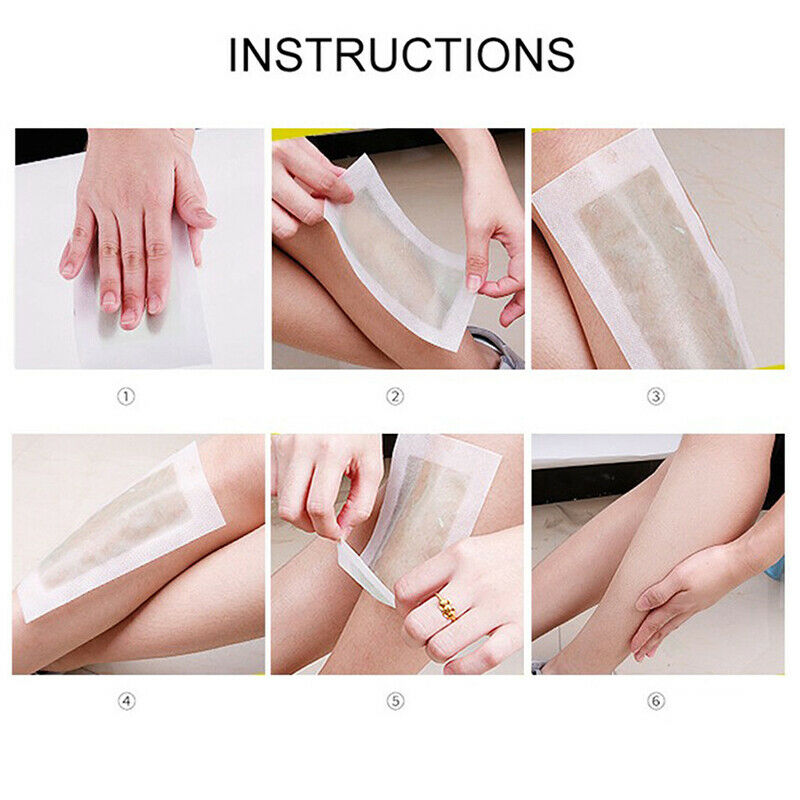 24pcs Face Lip Hair Removal Wax Strips Papers Epilator Depilation Uproote.l8