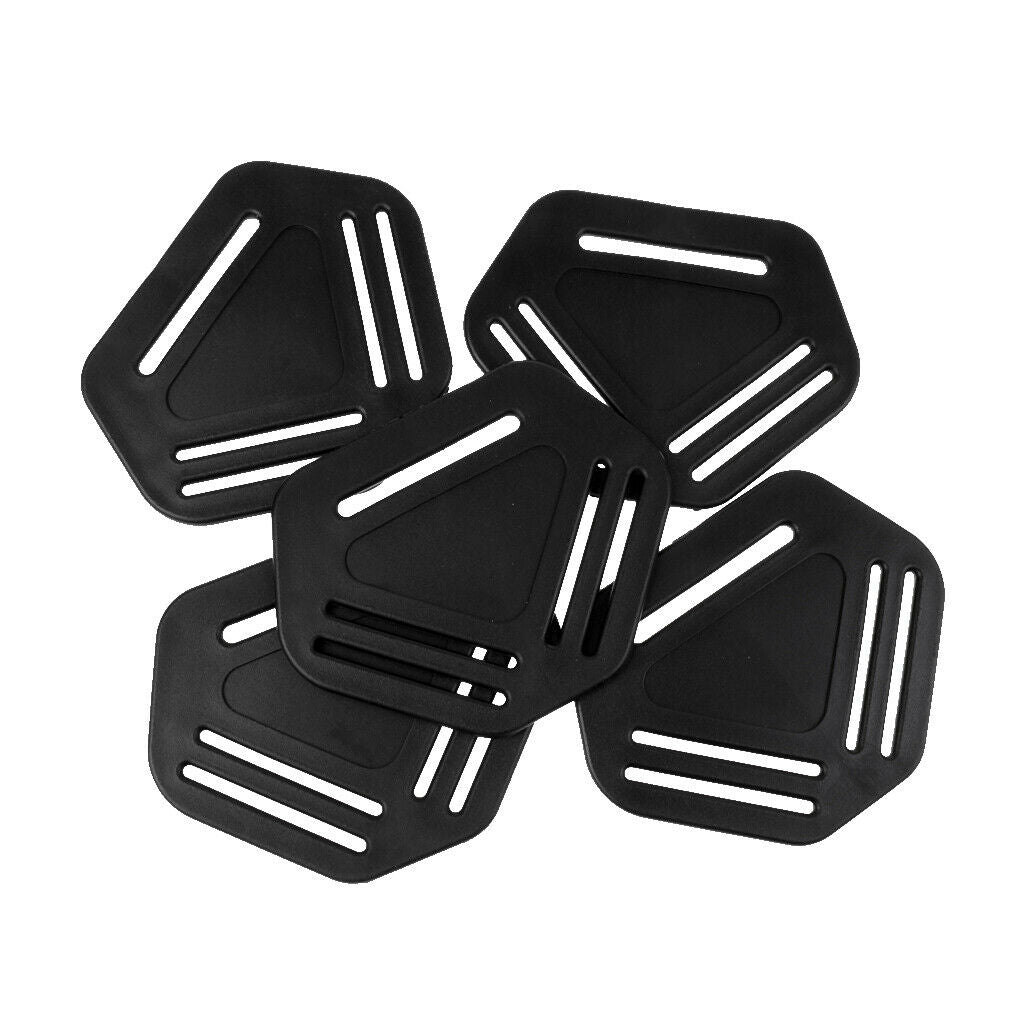5 Pieces Plastic Buckle Splitter Plate for Full Body Rock Climbing Harness