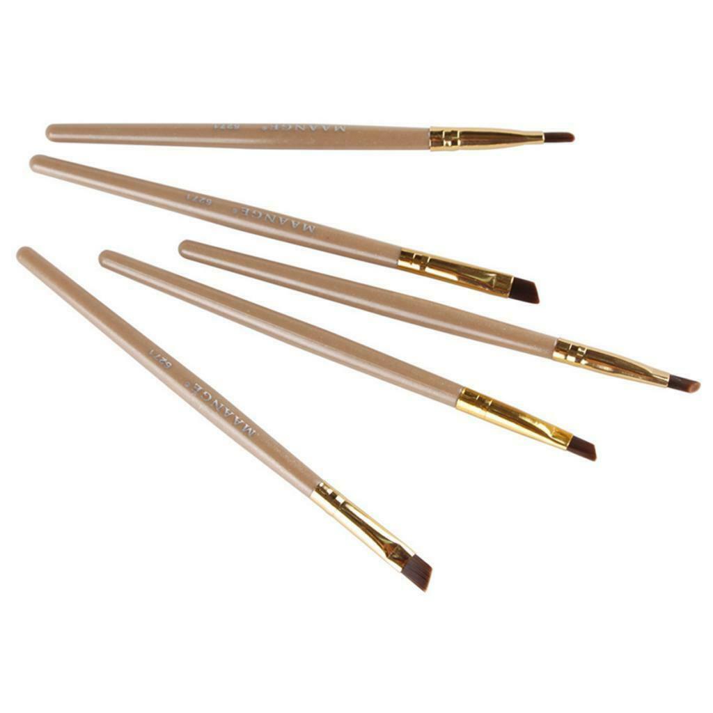 Professional Eyebrow Trimming Brush Plastic Handle Brow Makeup Liner Definer