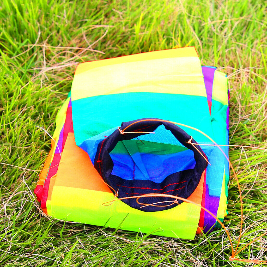 10m Tube Kite Tail Rainbow Windsock Outdoor Kites Flying Toys Outdoor Fun