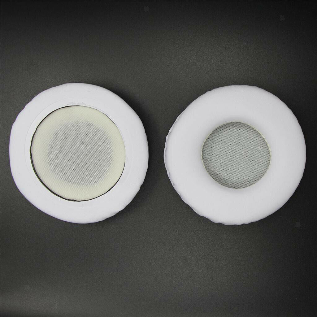 1 Pair Ear Pads Cushions Replacement Repair for 80mm Headphone White