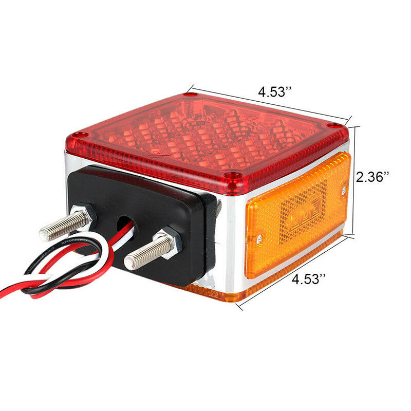 Dual Faced Super Bright Truck SUV 39 LED Tail Brake Turn Signal Light Waterproof