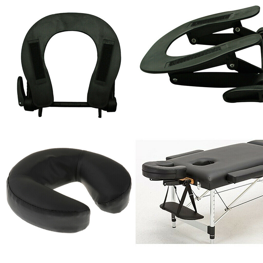 Comfort Massage Table Face Cradle with Memory Foam Face Pillow Cushion Set