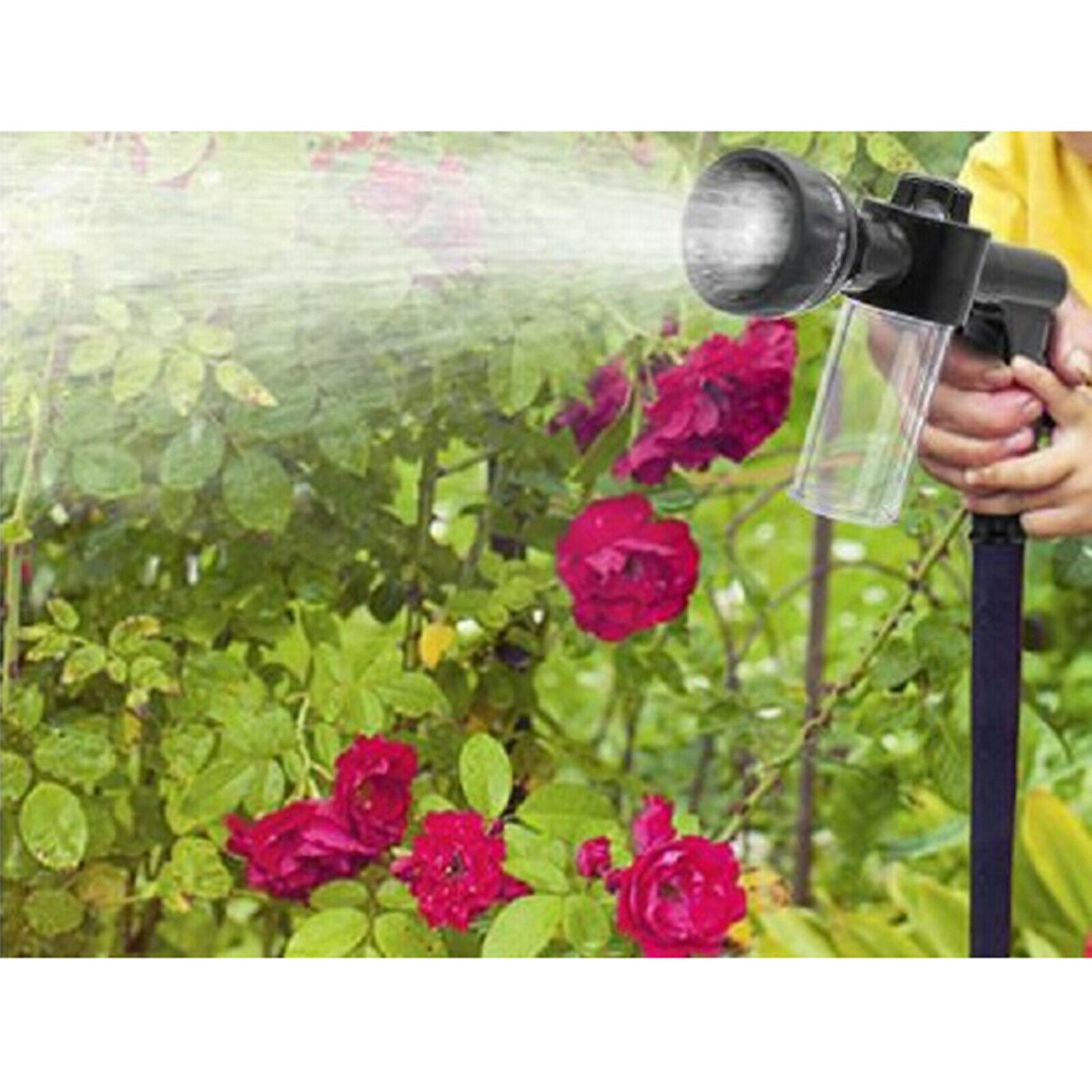 Garden Hose Nozzle Foam Sprayer Water Gun Watering Plants Showering Pet