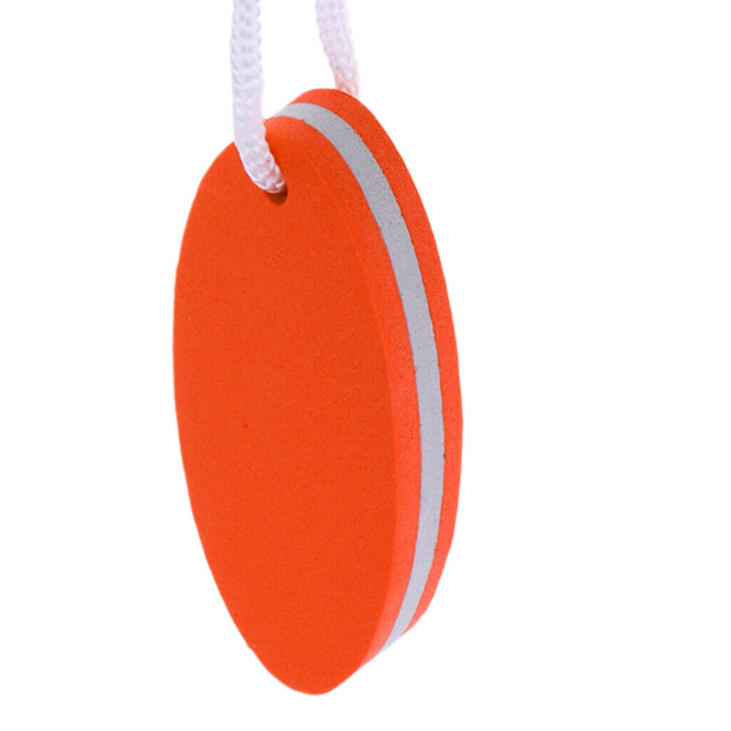 Set of 5pcs Oval EVA Foam Floating Key  Keychain Safety Key Holder