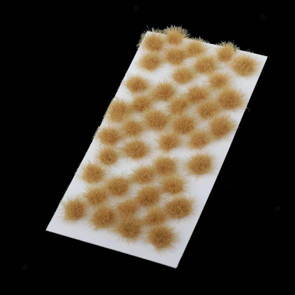 80pcs 5mm Studio Grass Tufts 1/72 1/48 1/35 Grass for Garden Patio Sandtray