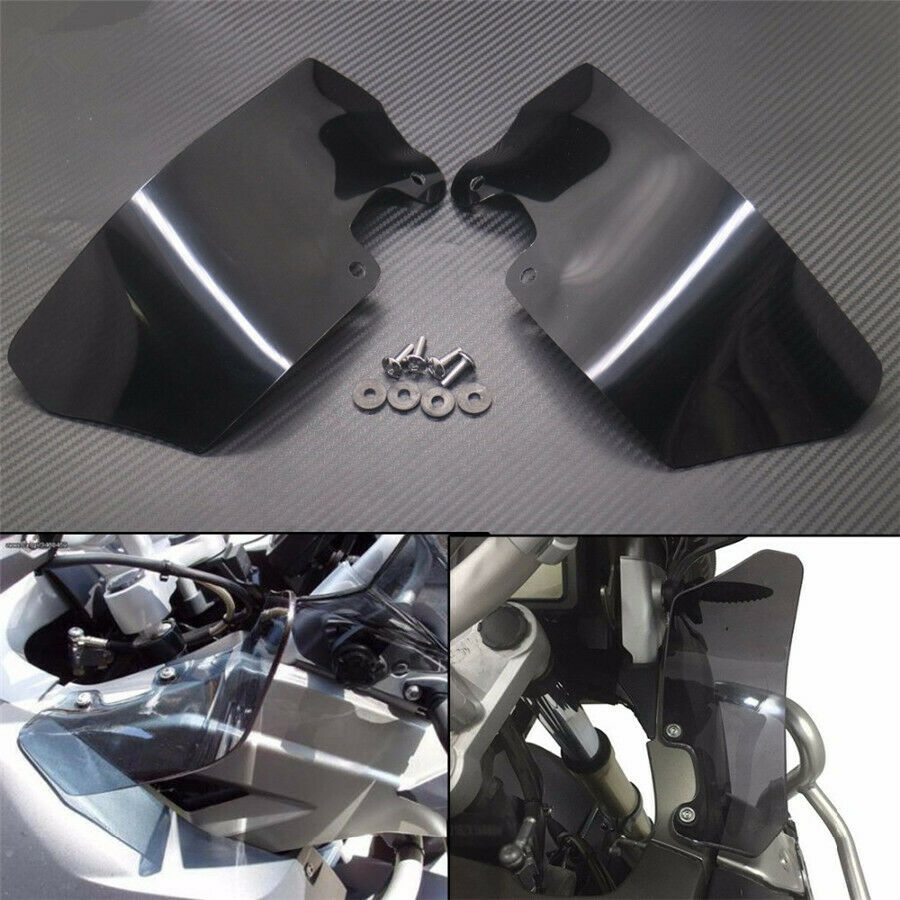 Windshield Side WindScreen Airflow Deflector Wind For BMW R1200 GS ADV 04-12