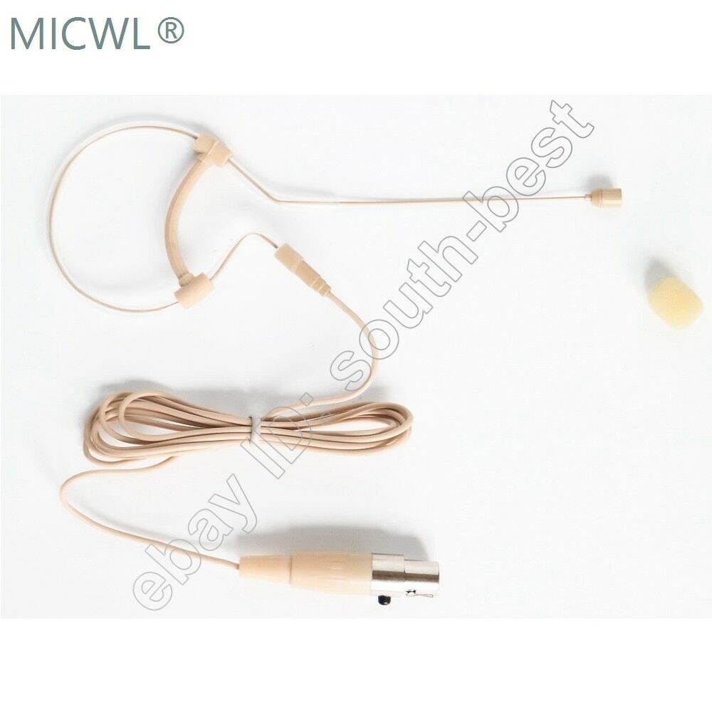 Single Ear Head Headset Headworn Microphone For AKG Gemini Samson Transmitters