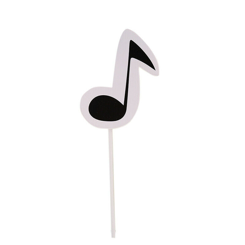 1set Piano Music Theme Cake Topper Happy Birthday Cupcake Topper Party Su.l8