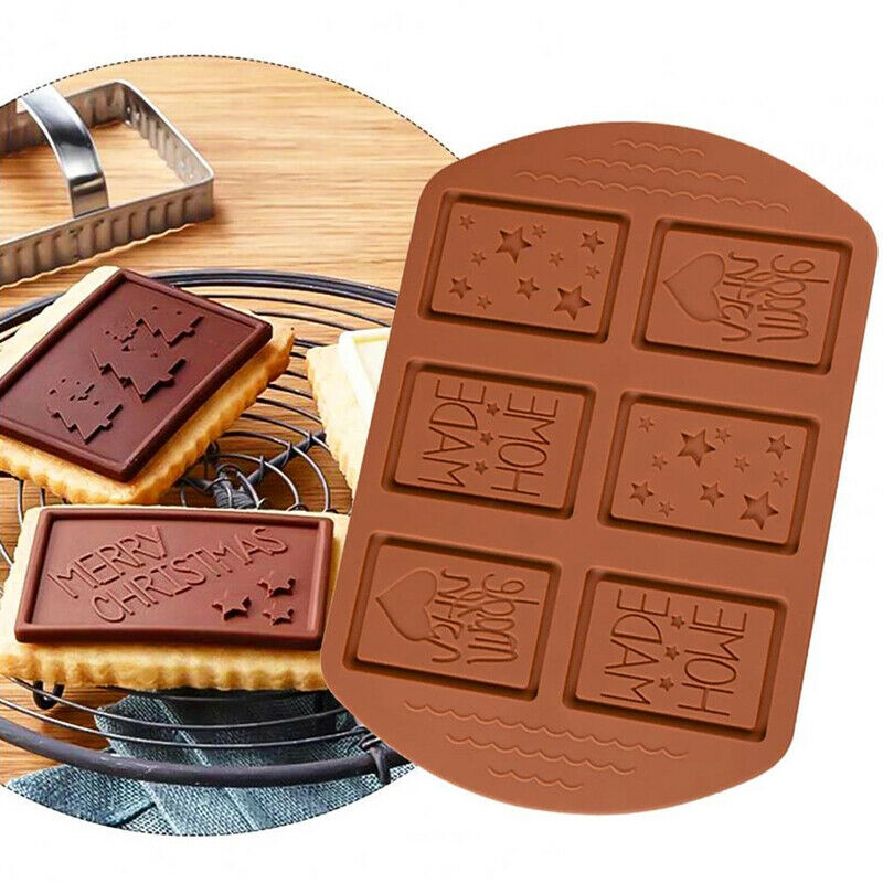 Silicone Chocolate Baking Mold Creative Handmade Multi-Pattern Kitchen Bi.l8