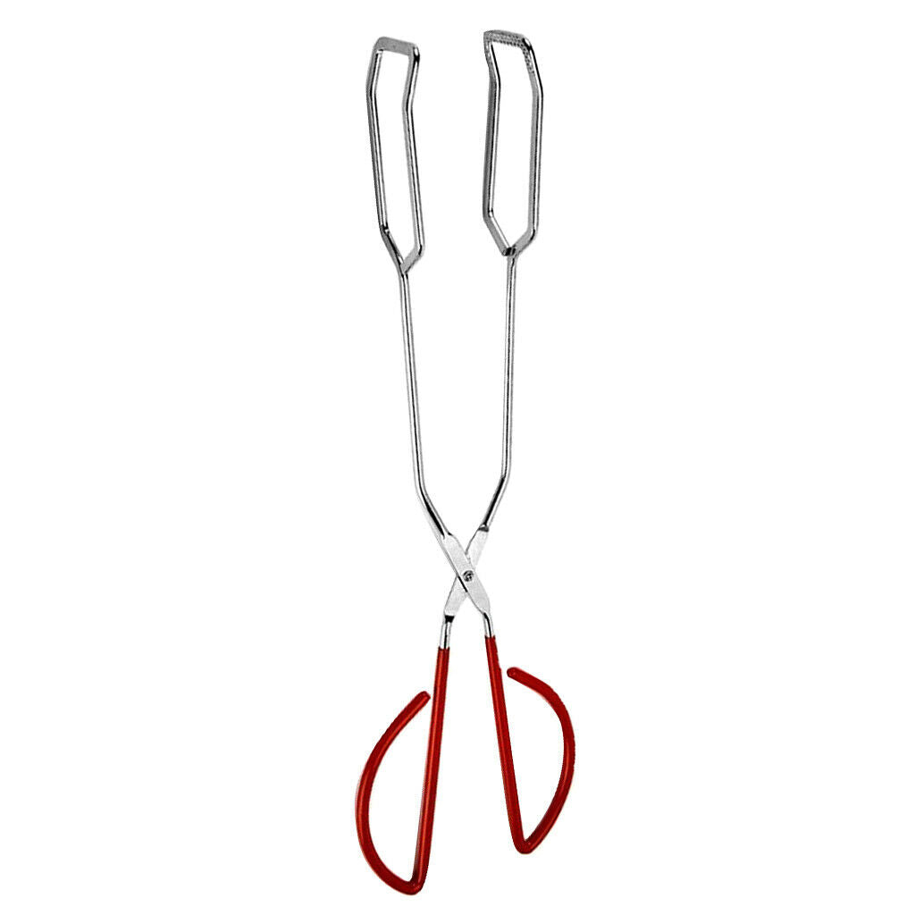 4Pcs Food Grade Stainless Steel BBQ Scissors Tongs Kitchen Buffet Pliers,Easy