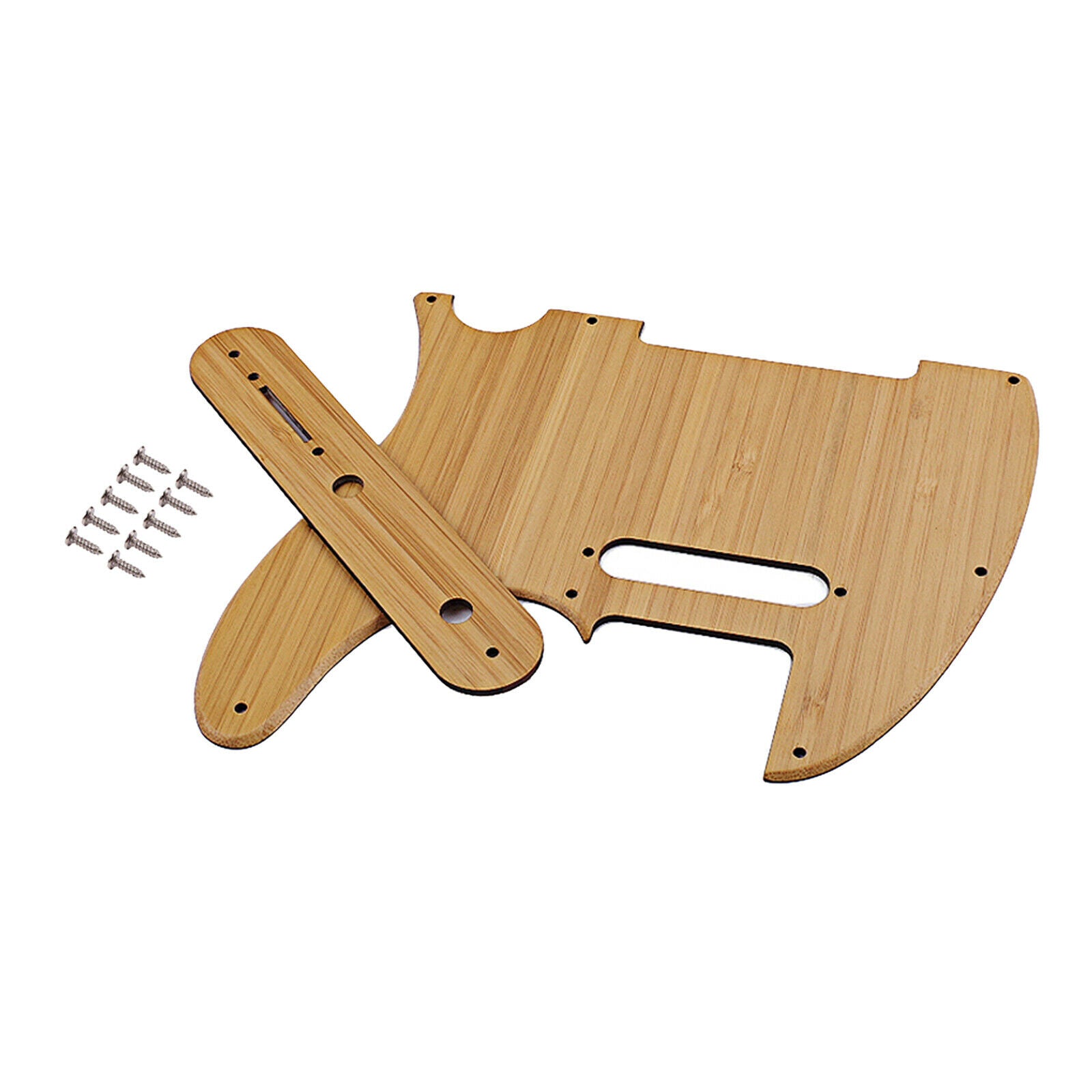 Bamboo Pickguard Back Plate for  Electric Guitar Parts Accessories Luthier