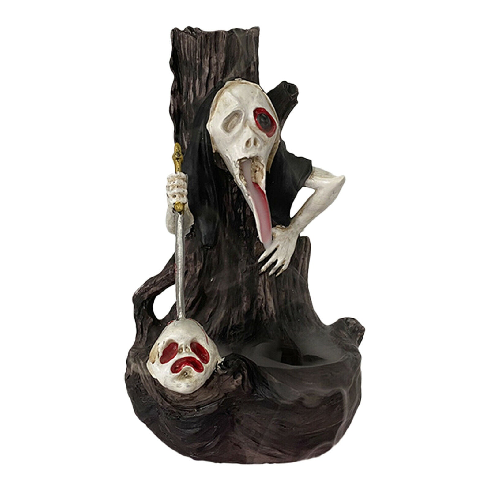 Backflow Incense Burner Waterfall Smoke Incense Holder Halloween Zen Decor