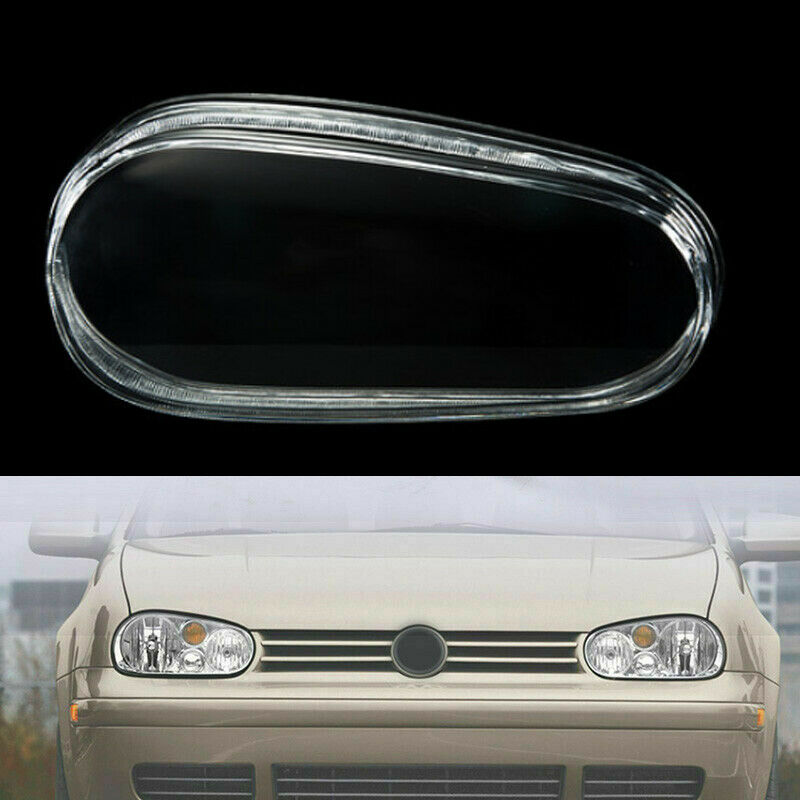 For Volkswagen VW Golf 1999-2005 MK4 Right Side Replacement Glass Headlight Lens